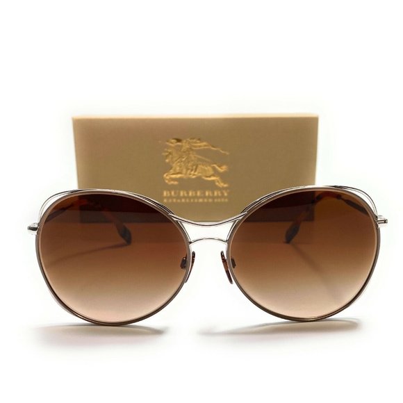 Burberry Silver 60mm Women's Sunglasses! - Picture 4 of 4